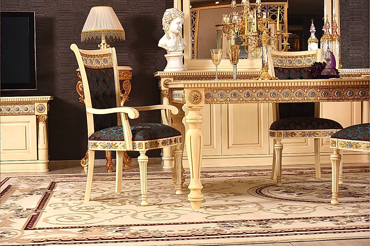 Bianca Klasik Yemek Odası Takımı - Second Image