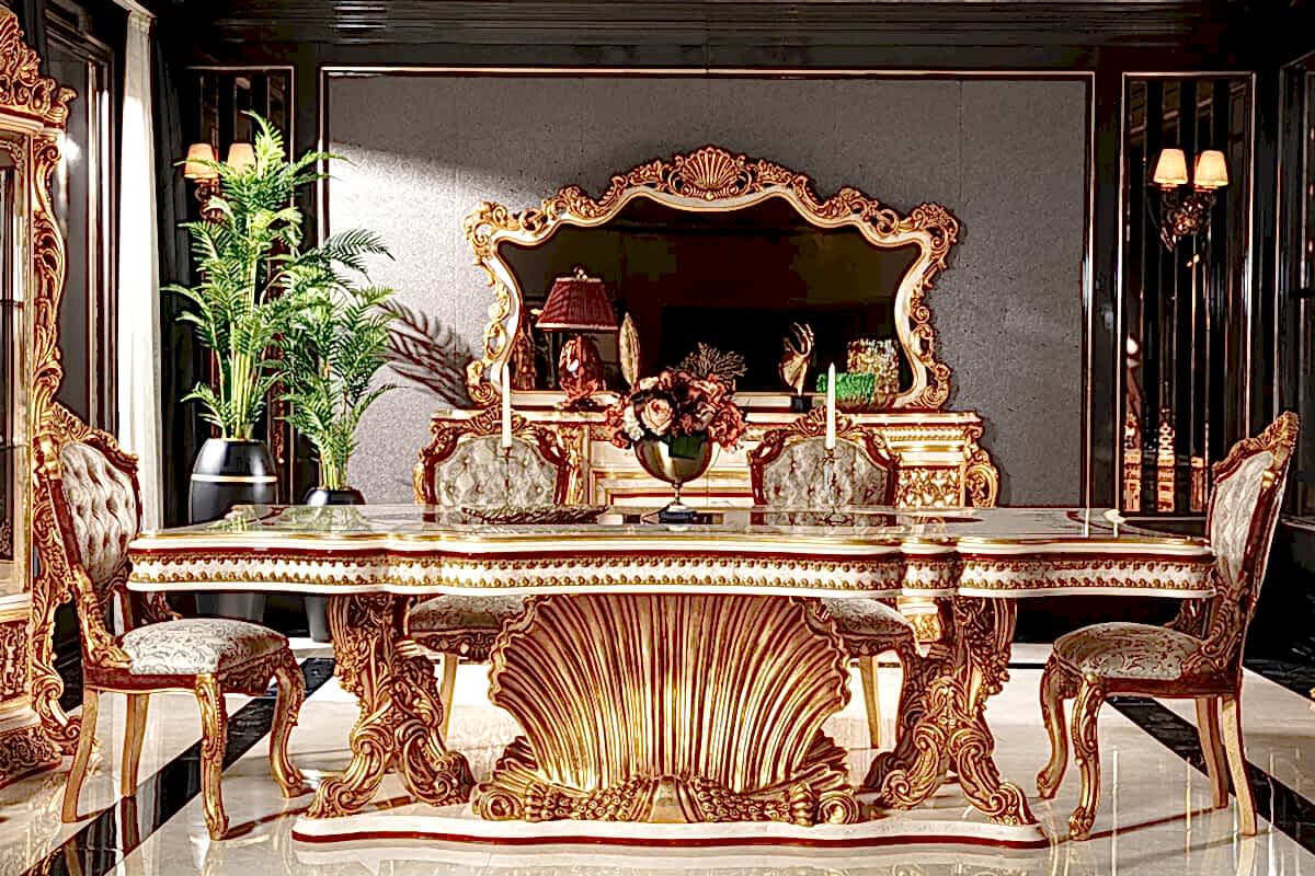 Orkide Klasik Yemek Odası Takımı - Second Image