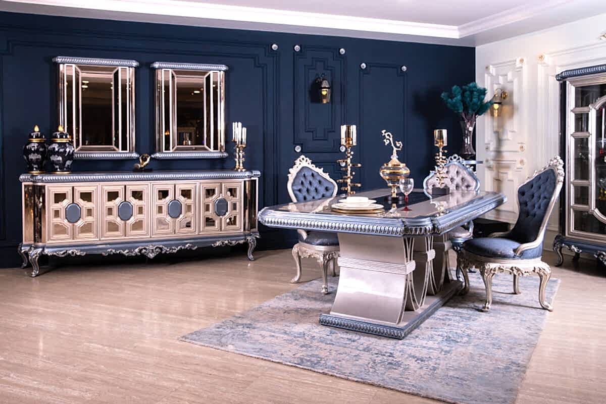 Lorenza Klasik Yemek Odası Takımı - Second Image