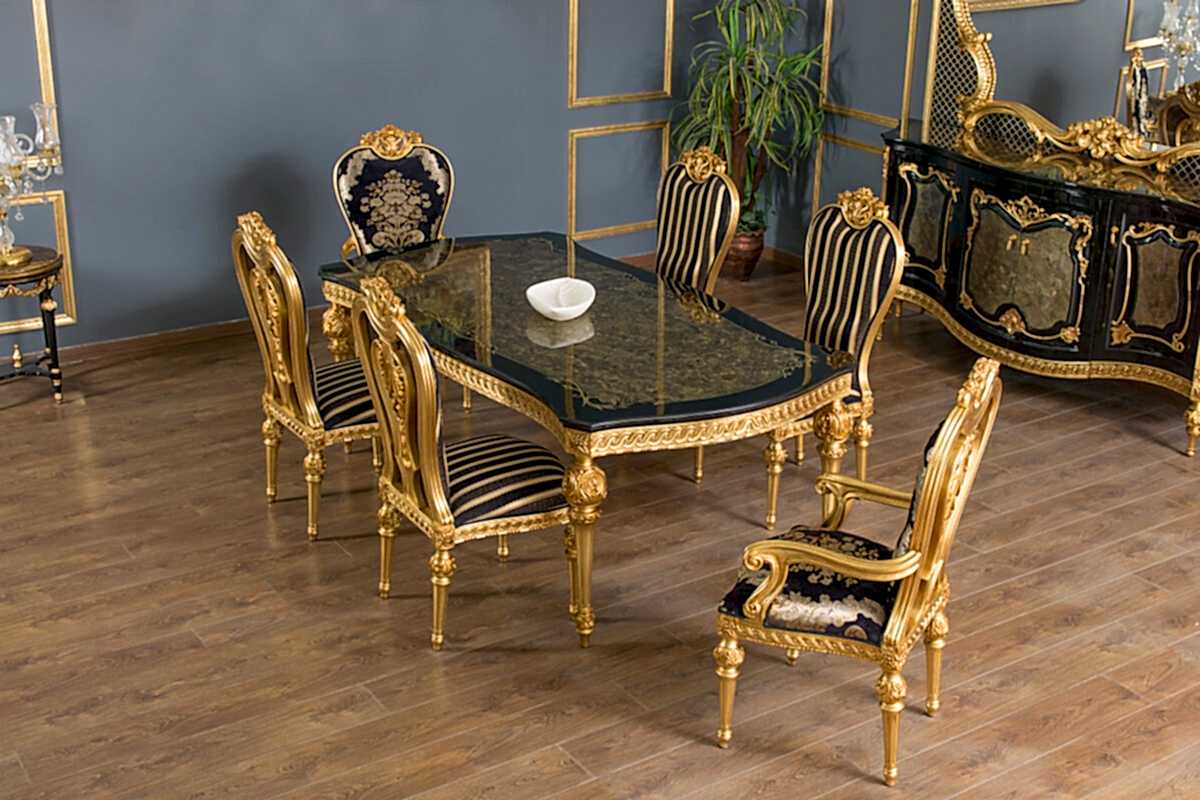 Begonya Klasik Yemek Odası Takımı - Second Image