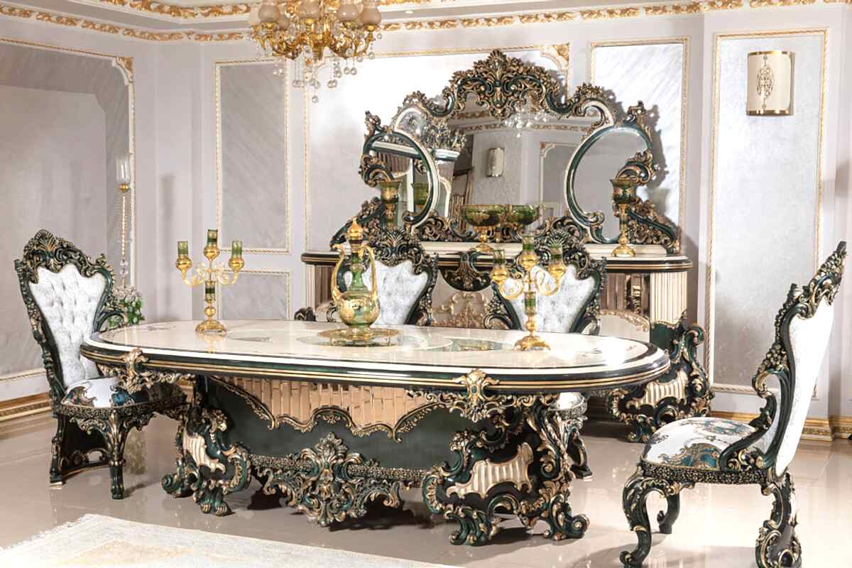 Masiva Klasik Yemek Odası Takımı - Second Image